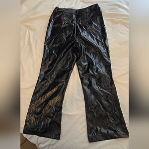 7 for all man kind vinyl pants